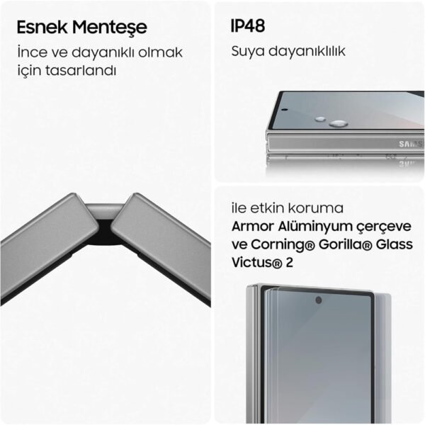 SAMSUNG Galaxy Z Fold 6 AI Smartphone, 7.6" QXGA+ 120 Hz AMOLED 2X Display, Octa-Core CPU, 12GB RAM, 256GB Storage, UAE Version, Dual-SIM, 5G Network, 4400mAh, - Image 3