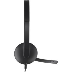 Logitech H340 USB Headset, Plug And Play, Noise Cancelling Microphone, USB Type A, Adjustable Headband, Black - Image 4