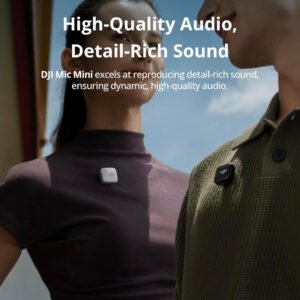 DJI Mic Mini Transmitter (Infinity Black), Ultralight, Wireless Lavalier Microphone for DJI Action 5 Pro/Osmo Pocket 3, Noise Cancelling, Wireless Microphone - Image 6