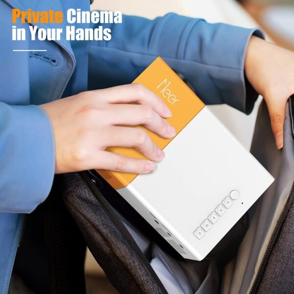 Mini Projector, Meer Portable Pico Full Color LED LCD Video Projector for Children Present, Video TV Movie, Party Game, Outdoor Entertainment with HDMI USB AV Interfaces and Remote Control - Image 9