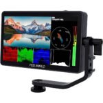 FEELWORLD F6 Plus V2 6 inch DSLR Camera Field Touch Screen Monitor with HDR 3D Lut Small Full HD 1920x1080 IPS Video Peaking Focus Assist 4K HDMI 8.4V DC Input Output Include Tilt Arm