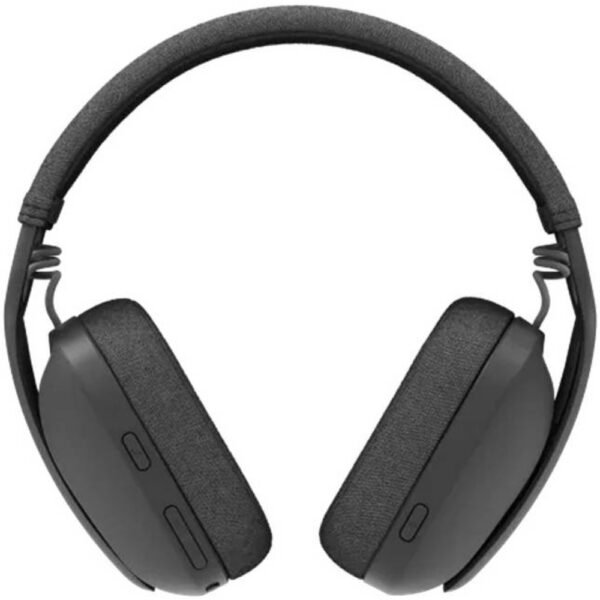 Logitech Zone Vibe UC Wireless Headset, 40mm Audio Drivers, Flip-to-Mute Noise-Canceling Microphone, Bluetooth 5.2, USB Reciever, Up to 20 Hour Battery Life, 1x USB Type-C, Graphite - Image 3