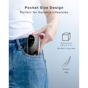 TP-Link M7000 4G MiFi, Portable Travel WiFi Device, 4g Router With Sim Slot, Low Cost Unlocked LTE Cat4 Mobile Hotspot Dongle, Caravan Wi-Fi, High Global Compatibility, Easy App Management - Image 3