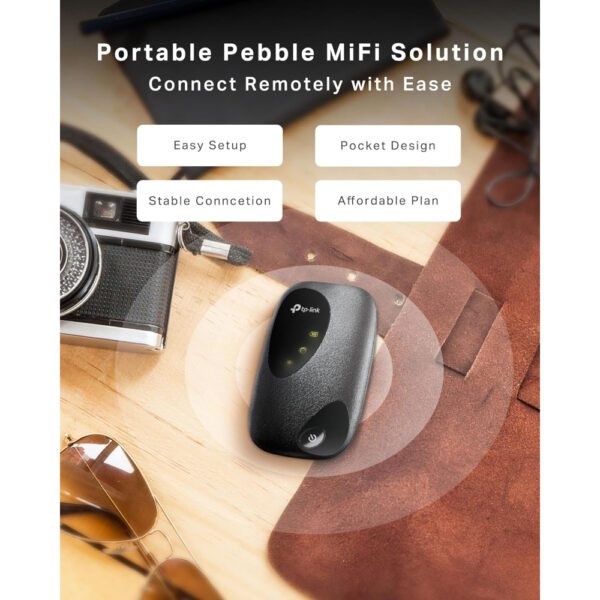 TP-Link M7000 4G MiFi, Portable Travel WiFi Device, 4g Router With Sim Slot, Low Cost Unlocked LTE Cat4 Mobile Hotspot Dongle, Caravan Wi-Fi, High Global Compatibility, Easy App Management - Image 2
