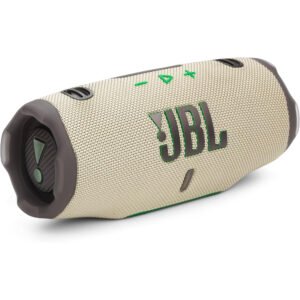 JBL Charge 6 - Portable Waterproof & Drop-Proof Bluetooth Speaker, Bold Pro Sound with AI Sound Boost, 28Hrs of Playtime, Built-in powerbank & Comes with a Sturdy/Removable Carrying Strap (Sand) - Image 3