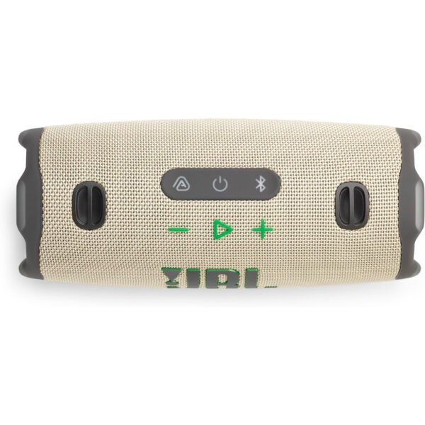 JBL Charge 6 - Portable Waterproof & Drop-Proof Bluetooth Speaker, Bold Pro Sound with AI Sound Boost, 28Hrs of Playtime, Built-in powerbank & Comes with a Sturdy/Removable Carrying Strap (Sand) - Image 2