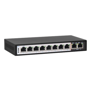D-Link DGS-F1010P-E | 10-Port Gigabit PoE+ Switch, 8 PoE+ Ports, 2 Uplink Ports, 250m - Image 3