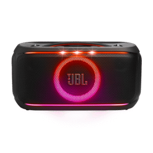 JBL PartyBox On-The-Go 2 Portable Bluetooth Party Speaker with Wireless Mic, Dynamic Lightshow, 15-Hour Playtime, Splashproof, Handle & Shoulder Strap – Powerful JBL Pro Sound - Image 4