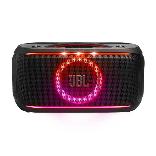 JBL PartyBox On-The-Go 2 Portable Bluetooth Party Speaker with Wireless Mic, Dynamic Lightshow, 15-Hour Playtime, Splashproof, Handle & Shoulder Strap – Powerful JBL Pro Sound - Image 4