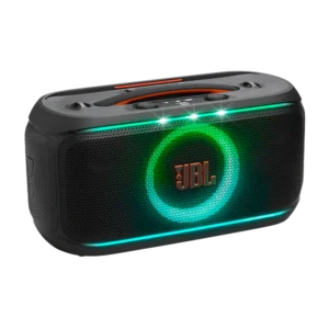 JBL PartyBox On-The-Go 2 Portable Bluetooth Party Speaker with Wireless Mic, Dynamic Lightshow, 15-Hour Playtime, Splashproof, Handle & Shoulder Strap – Powerful JBL Pro Sound - Image 3