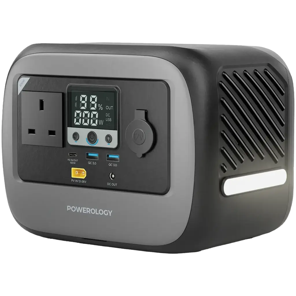 Powerology Pater I Portable Power Station 300W - Gray
