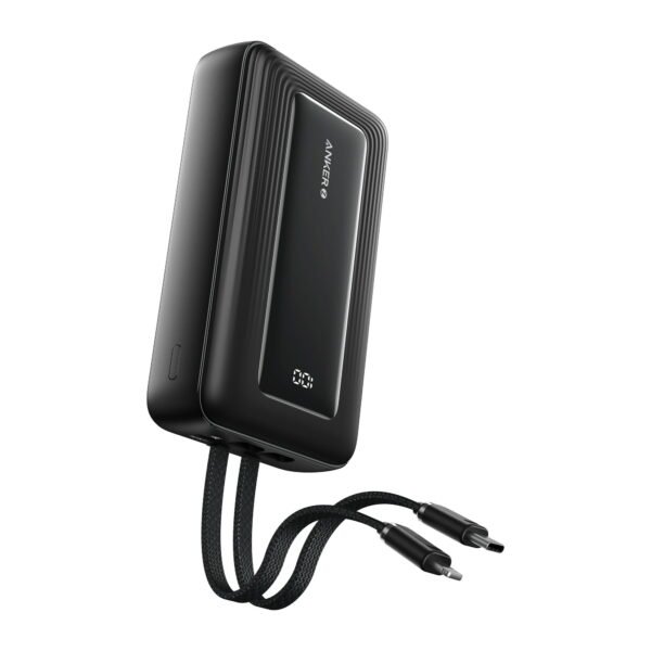 Anker Zolo Power Bank (20K, Built-In USB-C and Lightning Cable) - Image 2