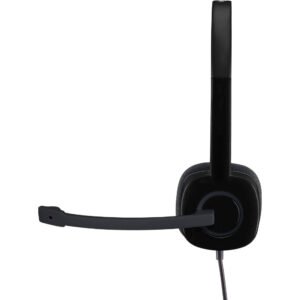 Logitech H151 3.5mm Analog Stereo Headset with Boom Microphone - Black - Image 5