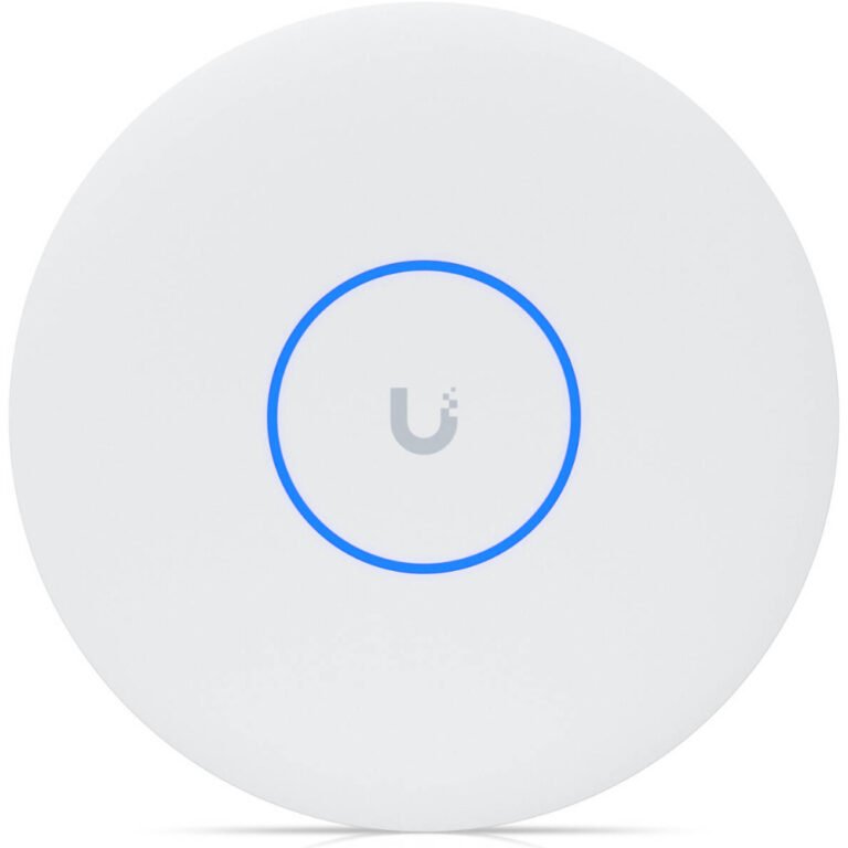 Ubiquiti UniFi U7 Pro XG WiFi 7 Tri Band Access Point with 10 GbE Uplink, 2x2 MU MIMO per Band, 5.8 Gbps 6 GHz Speed, 300+ Clients, PoE+ Powered Ceiling / Wall Mount Design