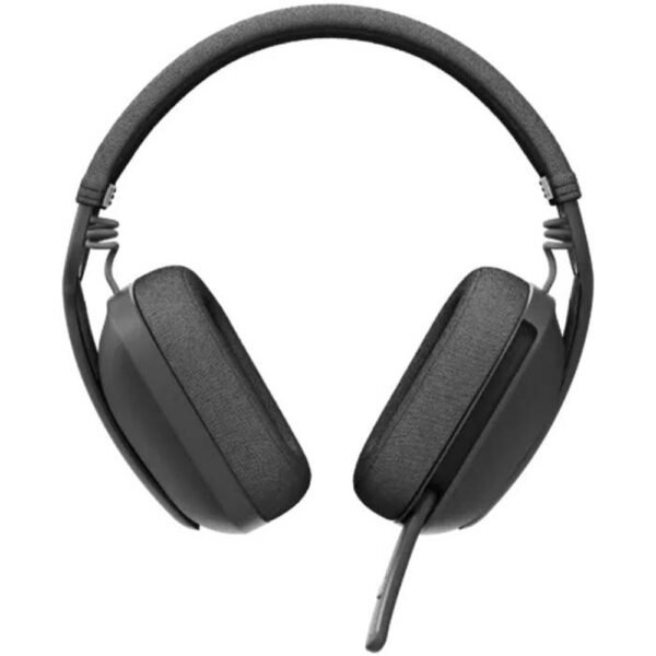 Logitech Zone Vibe UC Wireless Headset, 40mm Audio Drivers, Flip-to-Mute Noise-Canceling Microphone, Bluetooth 5.2, USB Reciever, Up to 20 Hour Battery Life, 1x USB Type-C, Graphite - Image 2
