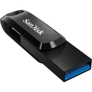 SanDisk 64GB Ultra Dual Drive Go 2-in-1 Flash Drive, 64GB Capacity, Type-A and Type-C Connectors, USB 3.2 Gen 1, 150 MB/s Max Read Speed, Swivel Cover with Keyring Hole - Image 4