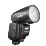 GODOX V1 PRO N 2.4G Wireless Camera Flash 1/8000s HSS 1.3s Recycle Time with M/TTL Flash Mode with Detachable Sub Flash Speedlite Compatible with Nikon Cameras + Godox AK-R1 Pocket Flash Light Acces
