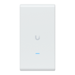 Ubiquiti Networks U6 Mesh Pro Access Point, Indoor and Outdoor WiFi 6 AP, 350+ Connected Device, 9W Power Consumption, Ethernet, GbE RJ45 Ports, White/Blue LEDs
