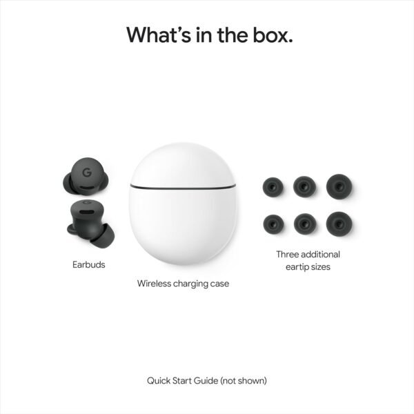 Google Pixel Buds 2a - Wireless Earbuds with Active Noise Cancellation - Lightweight, Comfortable Fit - Water Resistant - Bluetooth Compatible - Image 7