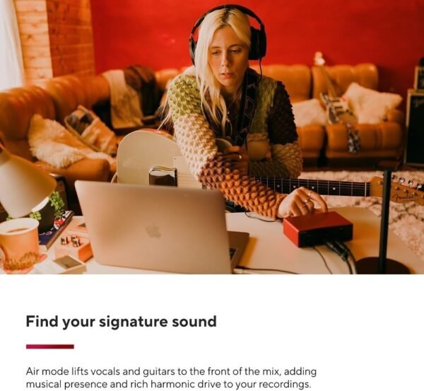 Focusrite Scarlett Solo 4th Gen USB Audio Interface, for the Guitarist, Vocalist, or Producer High-Fidelity, Studio Quality Recording, and All the Software You Need to Record - Image 6
