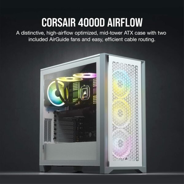 Corsair Desktop Gaming PC - Intel Core I7 - 13700K 13Th Gen - 32GB DDR5 Ram 5600Mhz - 1TB SSD + 2TB HDD, 8GB Nvidia RTX 5060 Graphics Card, 360 Ai0 Liquid Cooler, Windows 11 - Image 7