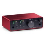 Focusrite Scarlett Solo 4th Gen USB Audio Interface, for the Guitarist, Vocalist, or Producer — High-Fidelity, Studio Quality Recording, and All the Software You Need to Record