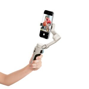 Powerology Magwave 3-Axis Magnetic SmartPhone Gimbal with Smart Gesture Control, MagSafe Snap-On or Adjustable Clamp, Built-in Extension Rod, Foldable & Ultra-Light Design, OLED Display, 5 Intuitive Hands-Free Commands, 6 Shooting Modes - Image 3