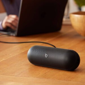 Beats Pill Portable Bluetooth Speaker, Powerful & Room-Filling Sound, IP67 Dust and Water Resistance, Up to 24 Hours of Battery Life, USB-C Universal Charging, Matt Black - Image 10