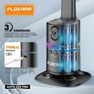 Plokama AUTO-A20 Pro Gimbal Auto Face Tracking 360 Smart Shooting Gimbal with – 2 Lights - Image 7