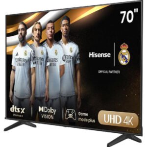 Hisense 70 – Inch UHD 4K Smart VIDAA TV 70A6N, Airplay 2, HDR, Bluetooth, Wifi, USB, HDMI - Image 3