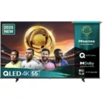 Hisense 55 Inch QLED UHD 4K Smart TV, (2025 Model), Q6 Series 55Q6Q, 144Hz Refresh Rate VRR Game Mode Pro, AI Picture, AI Smooth Motion, Ultra Slim Design