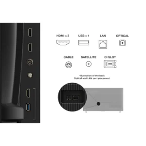 TCL 50V6B 50" (126 cm) 4K UHD LED TV,HDR10/HLG,Google TV,Wi-Fi/Bluetooth,HDMI 2.1,Google Assistant - Image 6