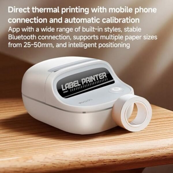 Yesido SP10 Thermal Label Printer - White - Image 2