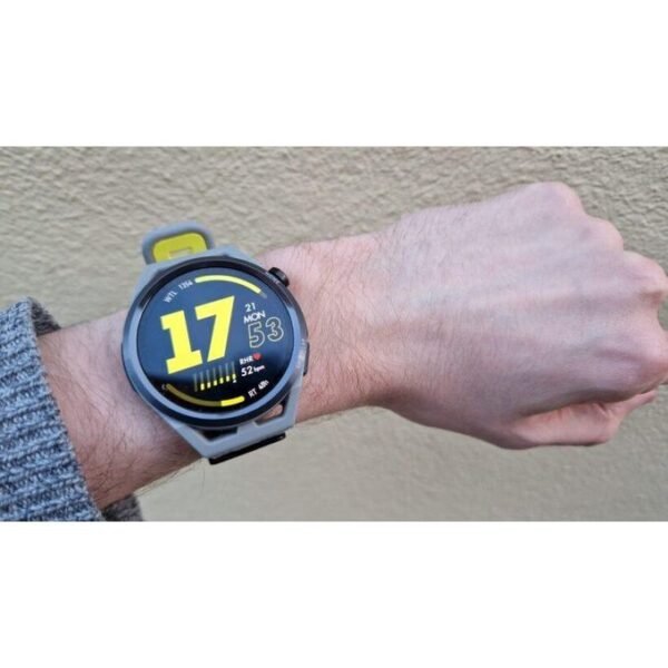 Huawei Watch HW-RUNNER-B19A GT Runner Smartwatch, 32MB+4GB , and Soft Silicone Strap - Grey - Image 2