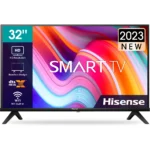 Lightbox Best Seller New Year Offer Hisense 32 Inch Smart VIDAA TV Frameless Flat Screen Smart TV, 32A4K (2023), HD, Bazeless Design