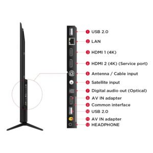 TCL 75V6B 75 inches Metallic Bezel-Less Series 4K Ultra HD Smart LED Google TV 75V6B Black - Image 6