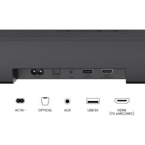 Hisense AX5100Q, 5.1 CH Soundbar,Hi-Concerto,Dolby Atmos, DTS:X, Semi wireless rear surround speakers,6.5" wireless subwoofer, EzPlay - Image 10