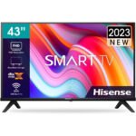 Hisense 43A4K Smart TV, black