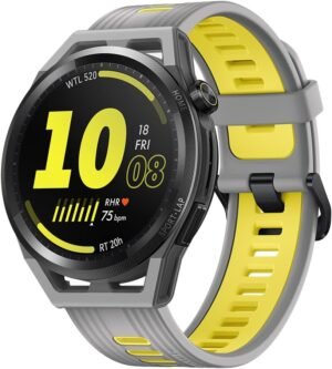 Huawei Watch HW-RUNNER-B19A GT Runner Smartwatch, 32MB+4GB , and Soft Silicone Strap - Grey