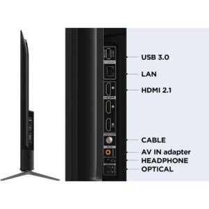 TCL 75C645 75 Inch 4K QLED HDR 10+ Smart TV Dolby Vision Atmos Game Master Wide Colour Gamut Quantum Dot Technology 2023 Model - Image 6