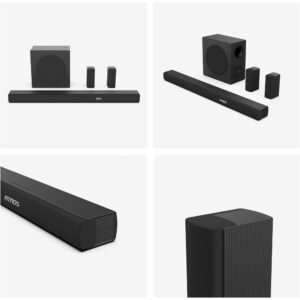 Hisense AX5100Q, 5.1 CH Soundbar,Hi-Concerto,Dolby Atmos, DTS:X, Semi wireless rear surround speakers,6.5" wireless subwoofer, EzPlay - Image 3