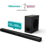 Hisense - HS218, Soundbar 2.1 ch, 200 W, Dolby Digital Audio, Bluetooth, HDMI ARC/Optical/Aux/USB, 3 Audio Mode