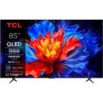 TCL 85P8K 85 Inch QLED TV 85P8K, HDR10+, Google TV, Dolby Vision Atmos, AiPQ Processor,144Hz, ONKYO 2.1 Hi-Fi System, Dolby Vision HDR, Slim & Uni body 2025 Model