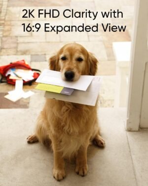 Eufy Security Video Doorbell Camera Wireless C30, Live Video Call, 2K FHD,16:9 Wide View, Human and Motion Detection - Image 3