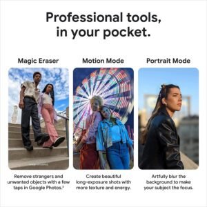 Google Pixel 6 Pro, Android 5G phone, 128GB Storage , storm black - Image 3