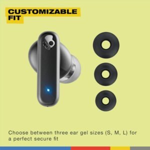 Skullcandy Smokin’ Buds Wireless Earbuds, Bluetooth Headphones, Noise Isolating Fit, Up to 20 Hours Battery - Image 4