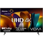 Hisense 55A6N - 4K UHD, VIDAA Smart TV, 55-inch, Dolby Vision, Game Mode