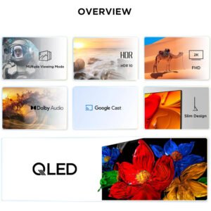 TCL 32S5K Television 32 Inch Smart TV QLED HDR 10 Google TV - Image 3