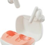 Skullcandy Smokin’ Buds Wireless Earbuds, Bluetooth Headphones, Noise Isolating Fit, Up to 20 Hours Battery, IPX4 Sweat and Water Resistant, Microphone for iPhone Android - Bone