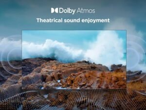 TCL 75V6C-UK 75” Direct LED TV, 4K HDR TV, Smart TV Powered by Google TV Dolby Vision & Atmos, Motion clarity, compatible with Google Assistant - Image 3